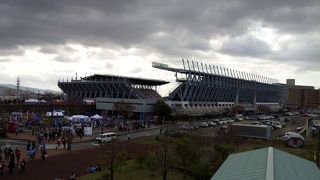 ピッチが近いスタジアム