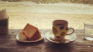 海辺で気持ちがいい