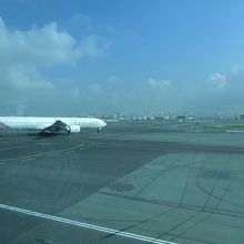 ドバイの街が見えます