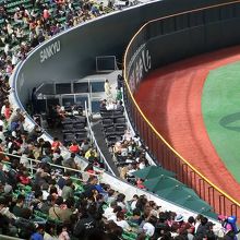 2015年から設置された新フェンスの中の様子