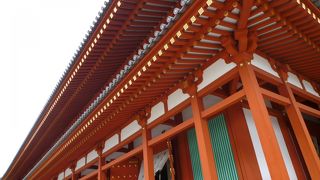 薬師寺でひときわ目立つ建物でした。