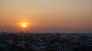 ここからの夕日は一見の価値あり