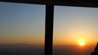 夕日が沈む瞬間は感動もの