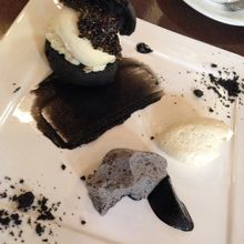 ヴァロットン展のデザート