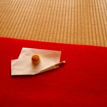 抹茶とお菓子付き