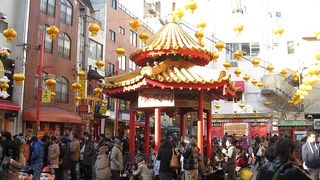 南京町の中央にある広場