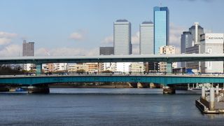 大川に架かる橋、浪華三大橋の一つ