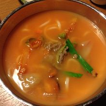 刀切面　うどんみたい