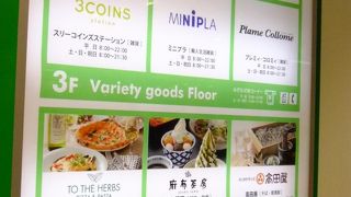 小さいけど駅前で便利