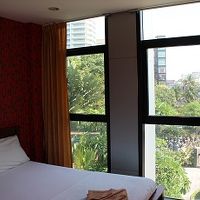 お隣はベイビューホテル借景/部屋はこぎれいに清掃