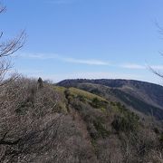 山頂からの眺望はなかった