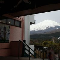 入口から眺める富士山
