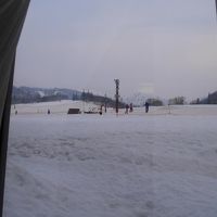 お部屋からの景色。目の前はゲレンデです。