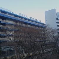 部屋からから鬼怒川の流れが見える。