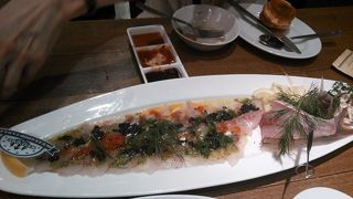 旬の海鮮が美味しく頂けます