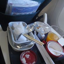 食べ終わった後で」ごめんなさい。