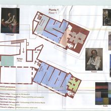 館内の見取り図です。