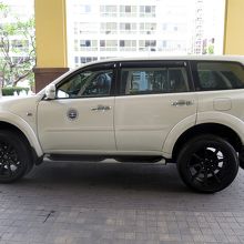 今回利用したタクシーの車体です