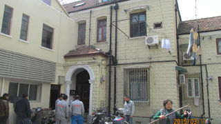 上海の共同租界（西）・延安中路は拡大したフランス租界との境界道路です。