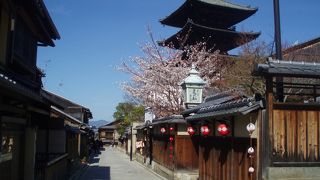 京都らしい町並みです