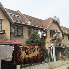 和洋折衷の建物。内外綿紡績工場の社員住宅。