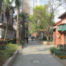 ゴミの落ちていない綺麗な住宅街です。