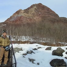 昭和新山は常に蒸気を出していた