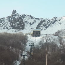 有珠山のロープウェイ乗場