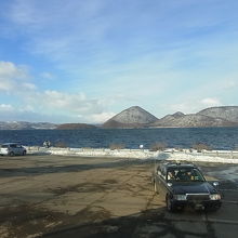 洞爺湖はやはり凍っていなかった