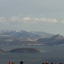 サイロ展望台から観た洞爺湖