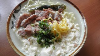 名物「ゆし豆腐そば」