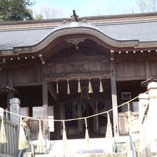 八幡神社で撮影