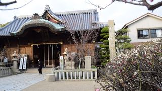 明石市立天文科学館の裏にある神社