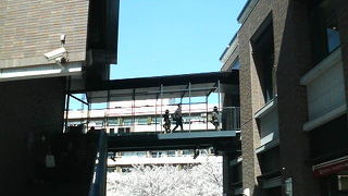 目黒川周辺を見下ろせる展望スポットがあります