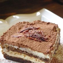 甘すぎずとっても美味しいティラミス♪