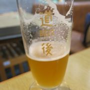 湯上りビール冷えています