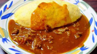 純和風の雰囲気でいただくオムライス発祥店のオムライス