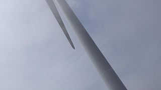 風力発電がたくさん