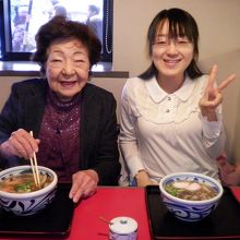 しっぽくうどんと肉うどん