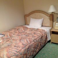 ベッドは固めで、眠り安かったです。