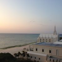 夕日の海がきれいです