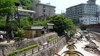 遊歩道完備の親水公園