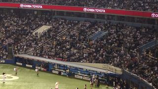 海辺にある野球場 QVCマリンフィールド