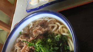 肉五島うどんが美味しい