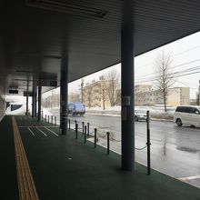 真駒内駅バスロータリー