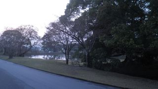 夕方はひっそりしていました