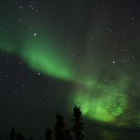 生まれて初めてのオーロラ