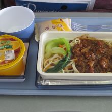 機内食（往路） 