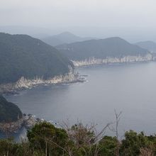 展望台から大堂海岸