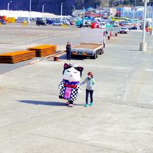 あんこ猫さん！走った後！